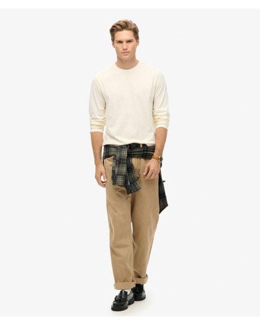 Superdry White Classic Essential Top for men