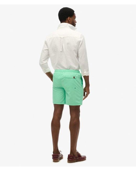Superdry Green & Co Sport Graphic 17-inch Swim Shorts for men