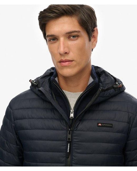 Superdry Black & Co Hooded Fuji Lite Jacket for men
