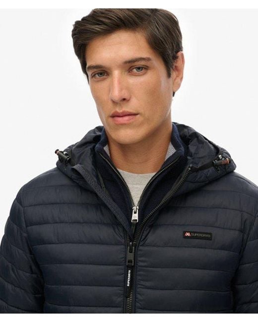 Superdry Black & Co Hooded Fuji Lite Jacket for men