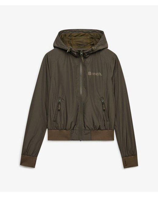 Superdry Blue Bench X & Co Bench Hooded Shell Bomber Jacket