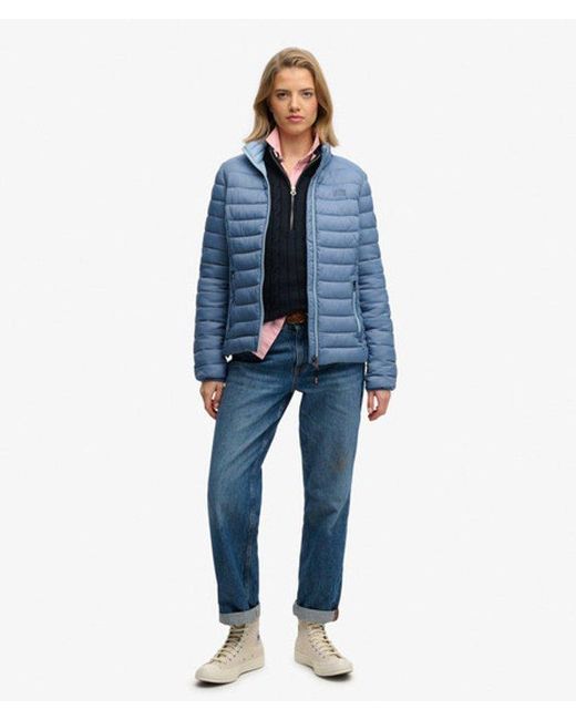 Superdry Blue Fuji Lite Padded Jacket