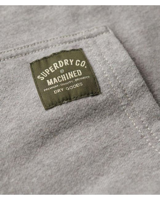 Superdry Gray & Co Contrast Stitch Relaxed Hoodie for men