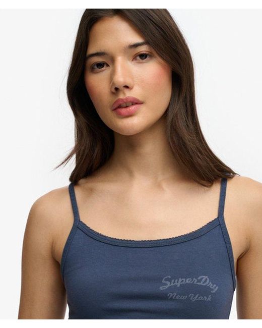 Superdry Blue & Co Athletics Essentials Cami Top