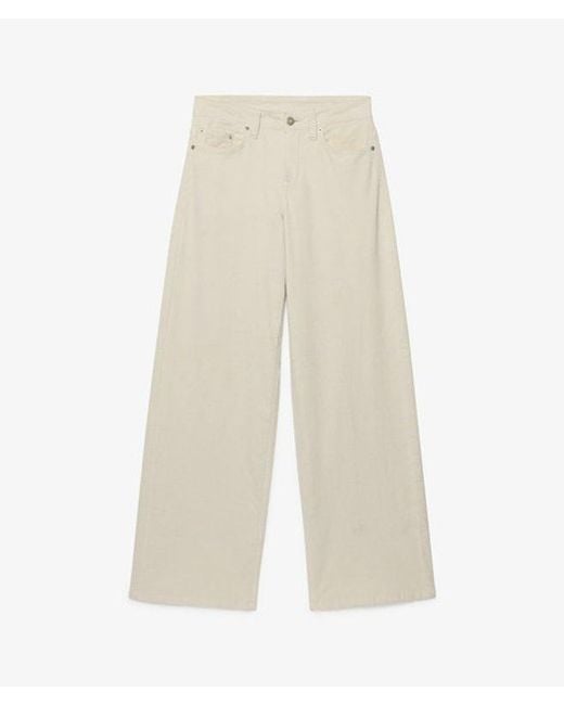 Superdry White & Co Mid Rise baggy Corduroy Trousers