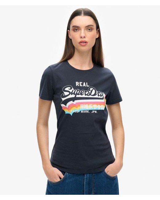 Superdry Blue & Co Vintage Logo T-shirt