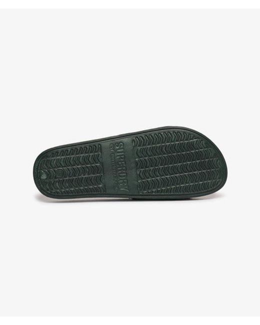 Superdry Green & Co . Pool Sliders for men