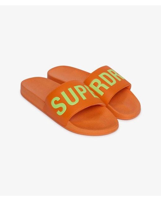 Superdry Orange & Co Pool Sliders for men