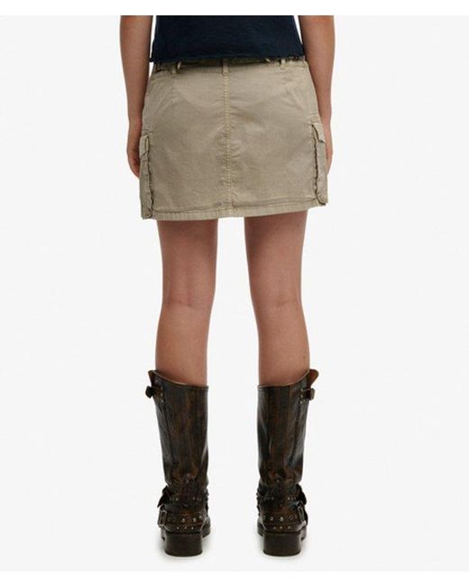 Superdry Blue & Co Cargo Mini Skirt
