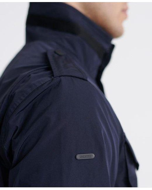 Superdry Blue Edit Utility Jacket Dark for men