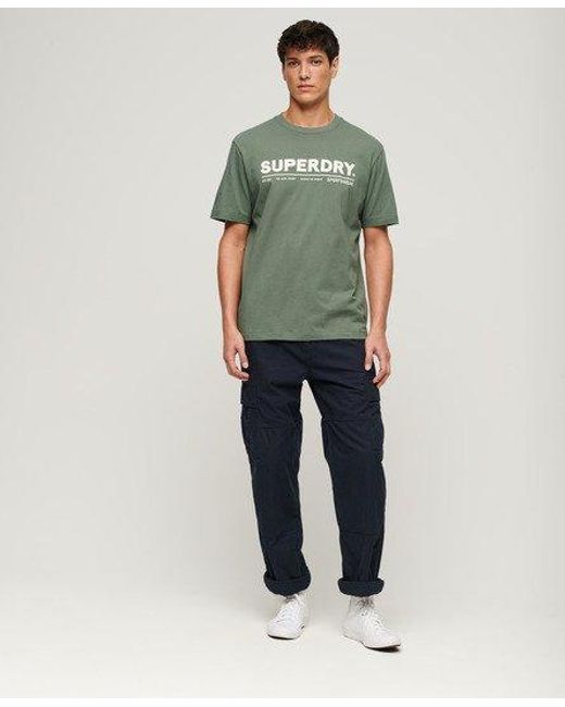 Superdry Utility Sport Logo T-shirt Met Losse Pasvorm in het Green voor heren