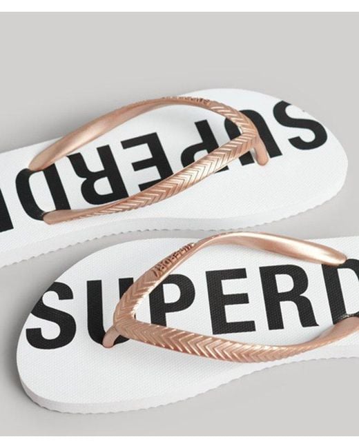 Superdry Metallic & Co Code Core Sport Flip Flops