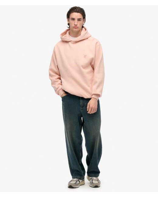 Superdry Pink & Co Oversized Hoodie for men