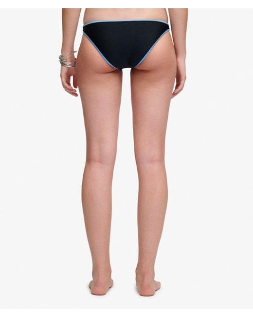 Superdry Black & Co Contrast Classic Bikini Bottoms