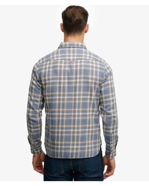 Superdry Blue & Co The Merchant Store - Lite Check Shirt for men
