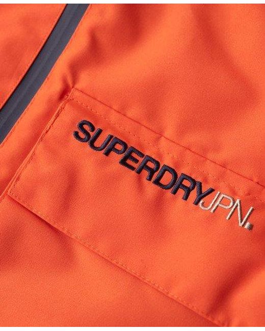 Superdry Red Slim Fit Ultimate Windbreaker Jacket for men