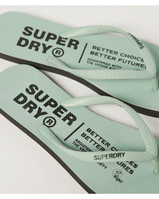 Superdry Green & Co Studios Flip Flops