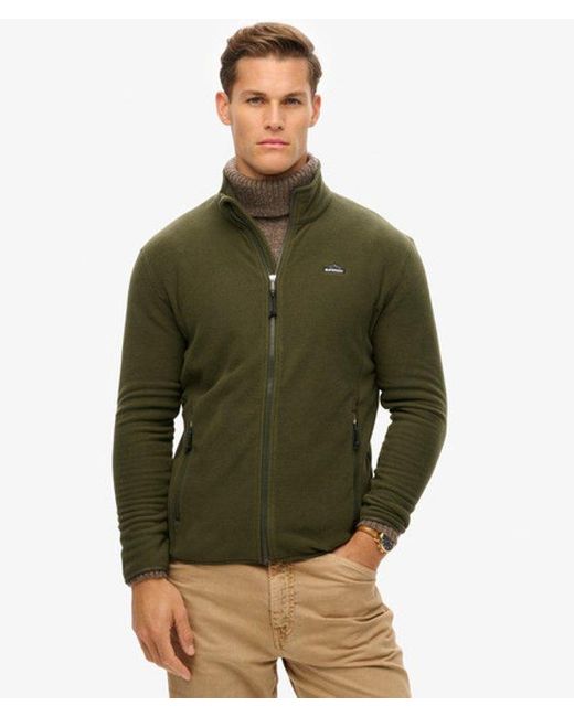 Superdry Green & Co Polar Fleece Full Zip for men