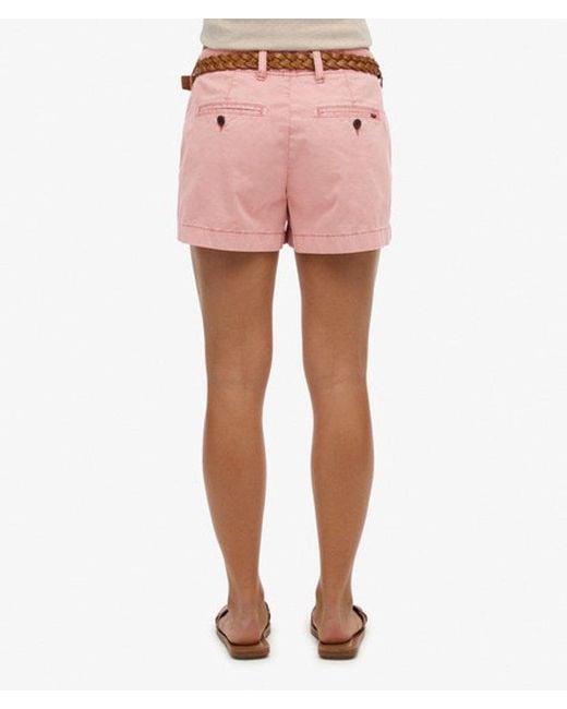 Superdry Pink Classic Chino Shorts