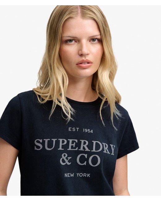 Superdry Black & Co Luxe Casual Classic T-shirt
