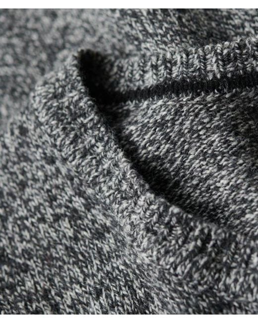 Superdry Gray & Co Essential Slim Fit Crew Jumper for men