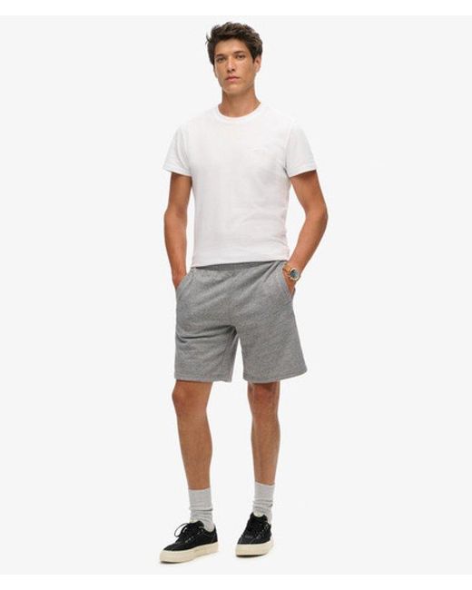 Superdry Gray & Co Essential Logo Jersey Shorts for men