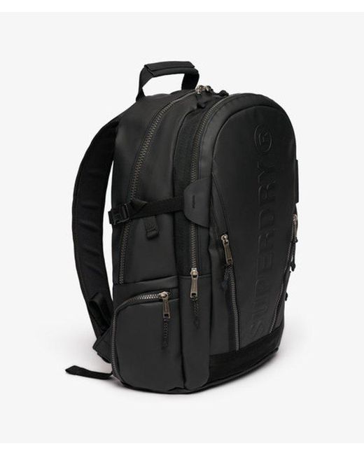 Superdry Black & Co Ladies Tarp Rucksack