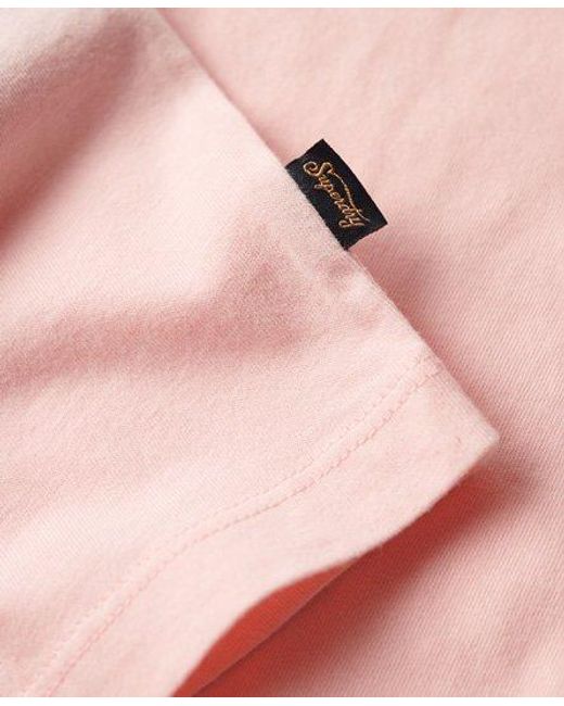 Superdry Pink Essential Logo 90s T-shirt
