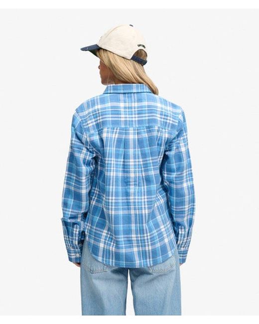 Superdry Blue & Co Lumberjack Check Flannel Shirt