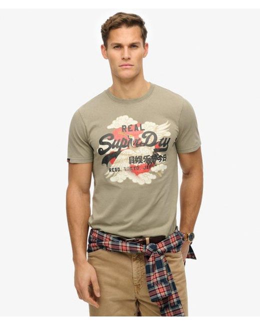 Superdry Gray & Co Vintage Logo Tokyo Relaxed T-shirt for men