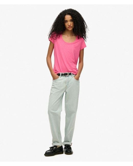 Superdry Red & Co Studios Scoop Neck T-shirt