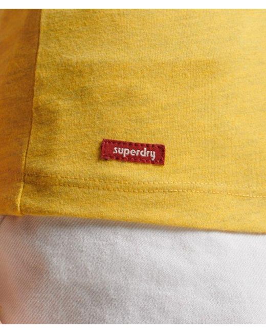 Superdry Yellow & Co Classic Graphic Print Vintage City Souvenir Vest