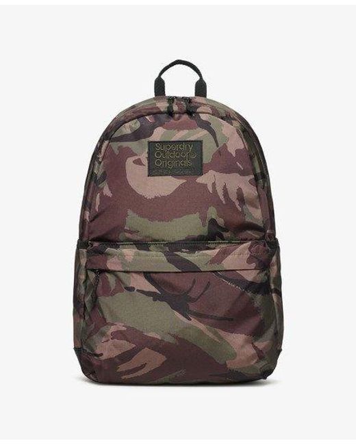 Superdry Brown Printed Montana Backpack