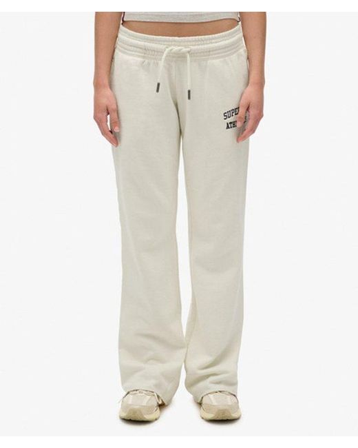 Superdry White & Co Athletic Essentials Low Rise Flare joggers