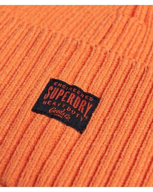 Superdry Orange & Co Workwear Knitted Beanie