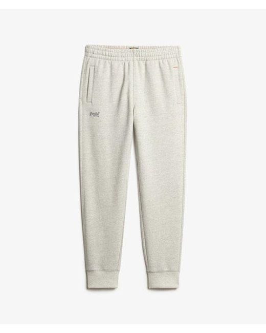 Superdry Gray & Co Essential Logo Half Brushed joggers for men