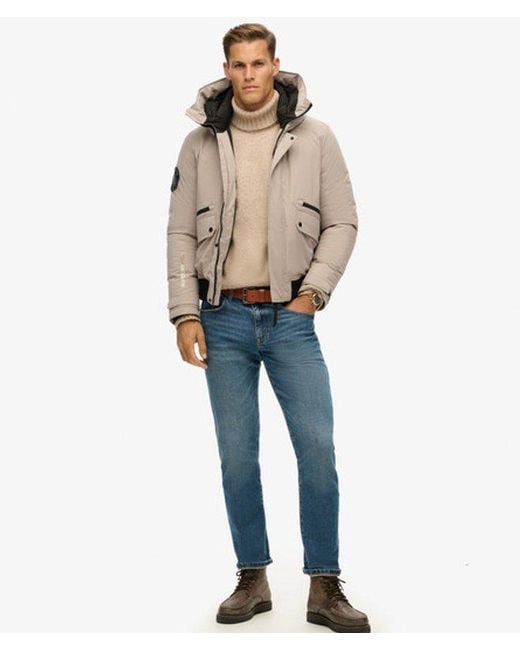 Superdry Natural City Padded Bomber Jacket for men