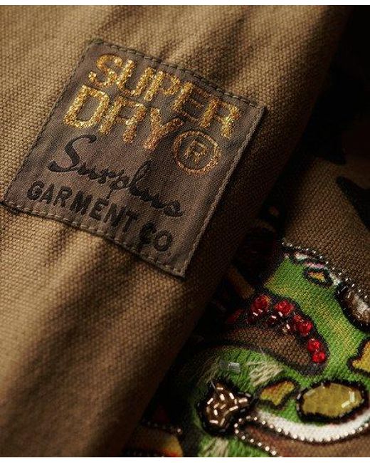 Superdry Natural Embellished Military Jacket