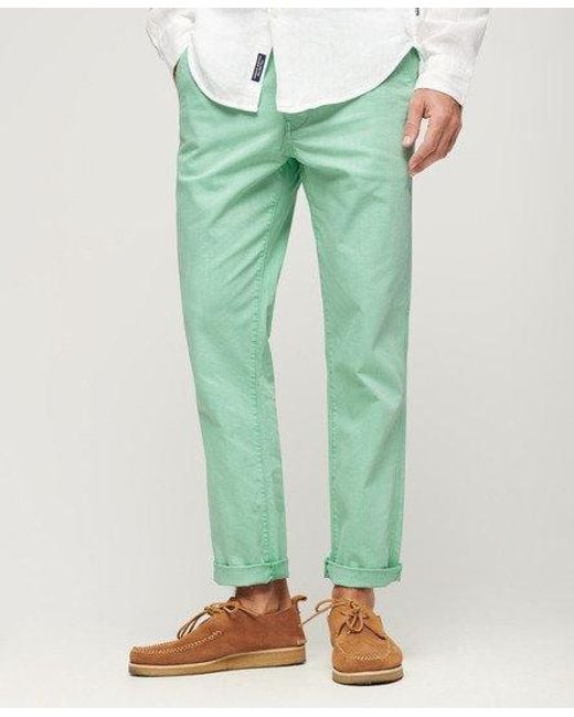 Superdry Green International Chino Pants for men