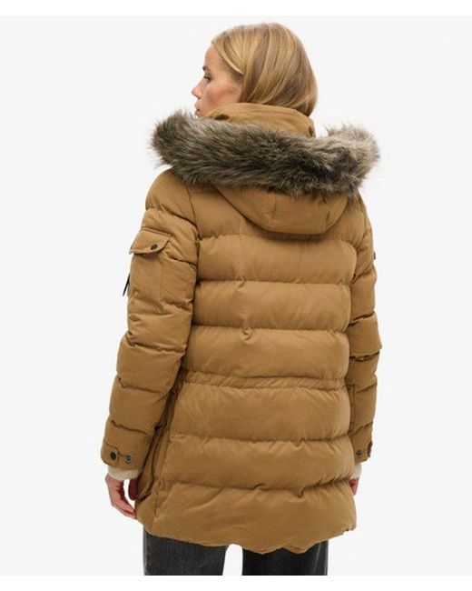 Superdry Natural & Co Microfiber Expedition Parka Jacket