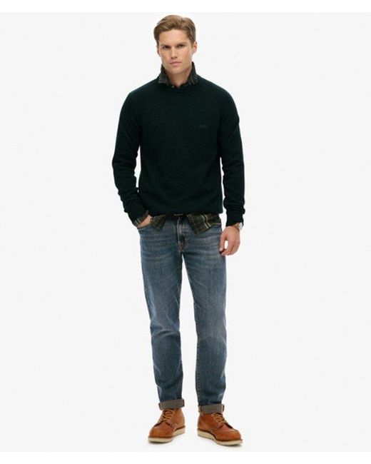 Superdry Black & Co Wool Blend Jumper for men