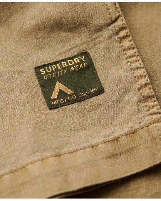 Superdry Natural Military Long Sleeve Shirt for men