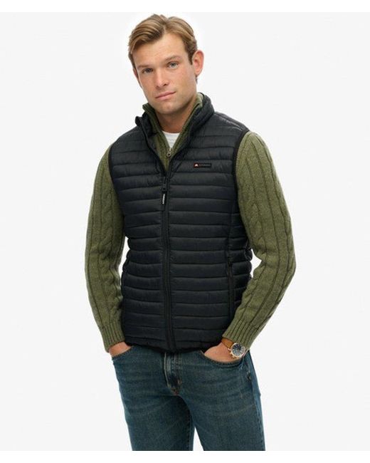 Superdry Green & Co Fuji Lite Padded Gilet for men