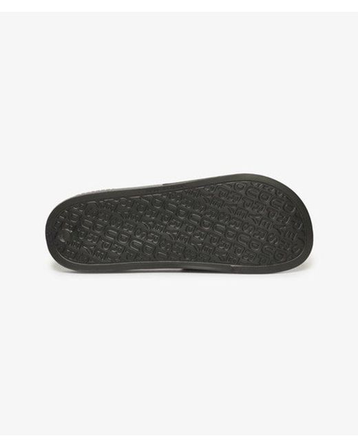 Superdry Black & Co Logo Pool Sliders for men
