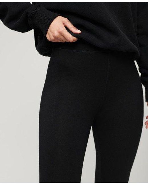 Superdry Black Sportswear Highwaist leggings