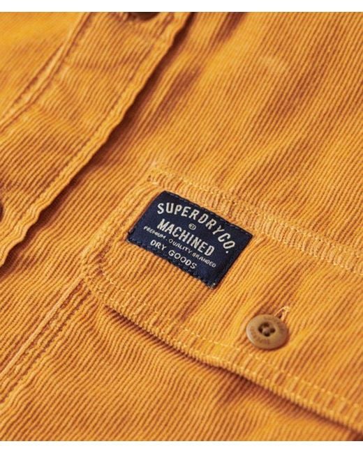 Superdry Orange & Co Trailsman Relaxed Fit Corduroy Shirt for men