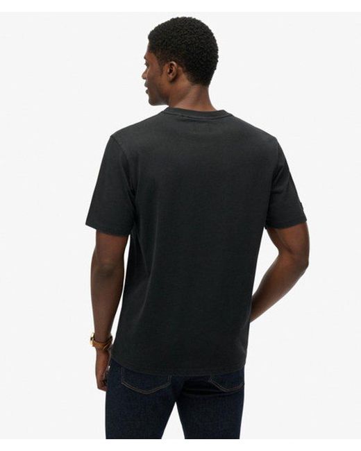 Superdry Black & Co Work Tab Loose T-shirt for men