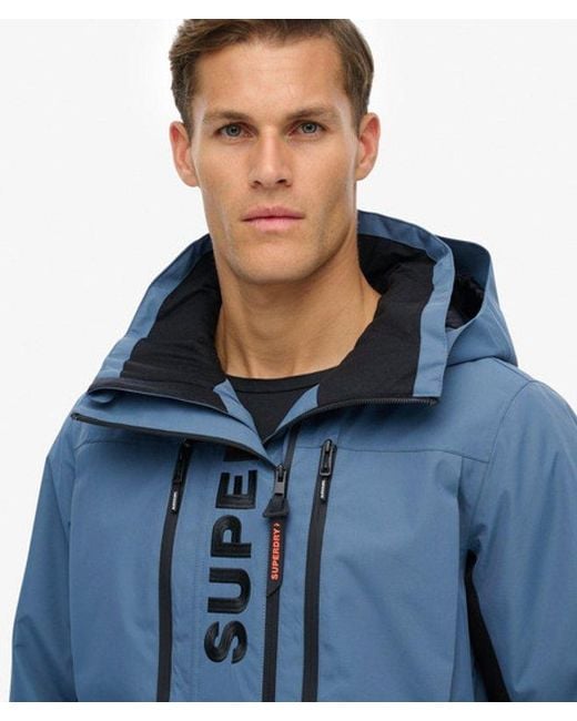 Superdry Blue & Co Ultimate Freestyle Ski Jacket for men