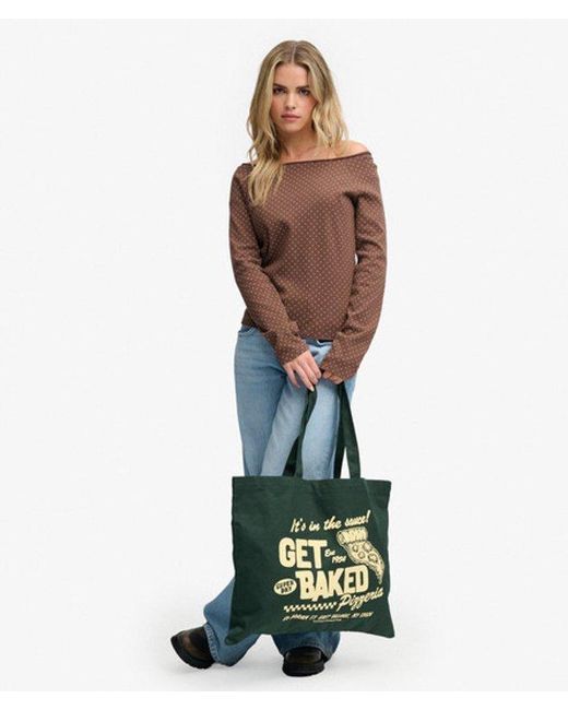 Superdry Tote in het Green