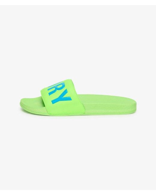 Superdry Green & Co Pool Sliders for men